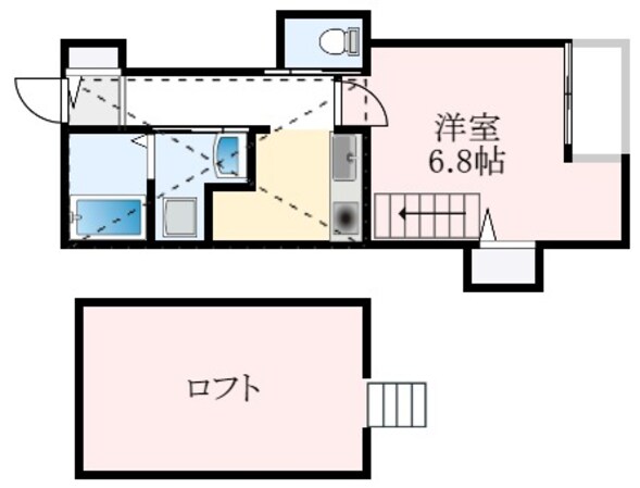 トレオット清水町の物件間取画像